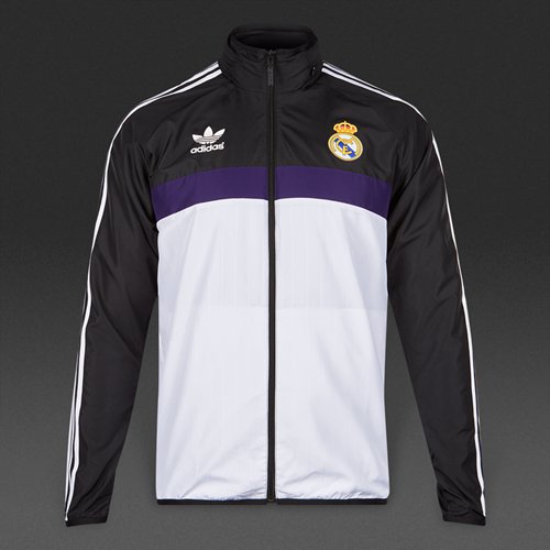 Adidas Originals Real Madrid Windbreaker White / Black for Men